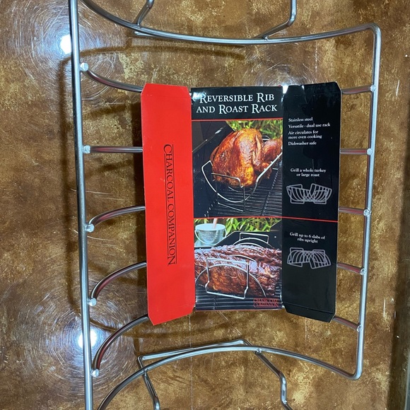 Charcoal Companion Reversible Rib and Roast Rack - Picture 4 of 4